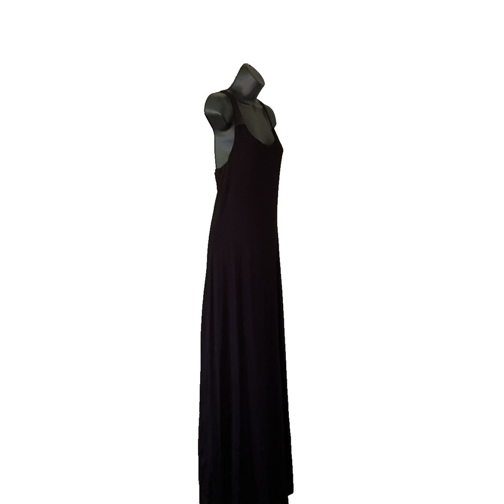 Artisan NY Black Strappy Racer Back Flowy Comfy Casual Maxi Dress Women's Size S
